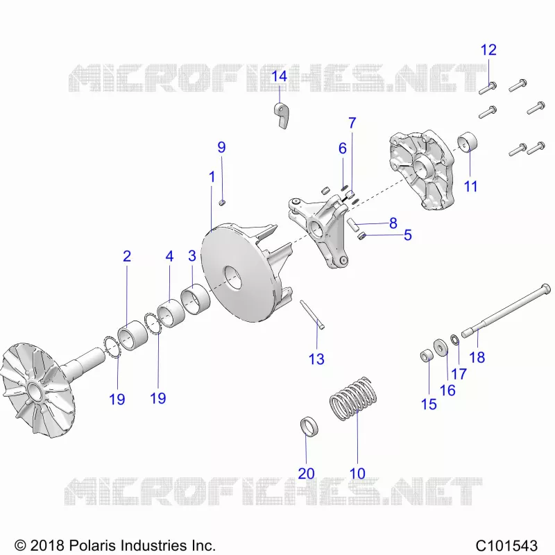 TRASMISSIONE, PRIMARY CLUTCH