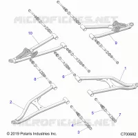 SOSPENSIONI ANTERIORI CONTROL ARMS