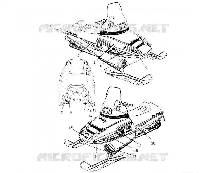 DECALS LITE DELUXE 0953431 (4928902890A014)