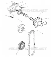 POMPA DELL'ACQUA XLT TOURING 0952857 and  EUROPEAN XLT TOURING E952857 (4929172917C009)
