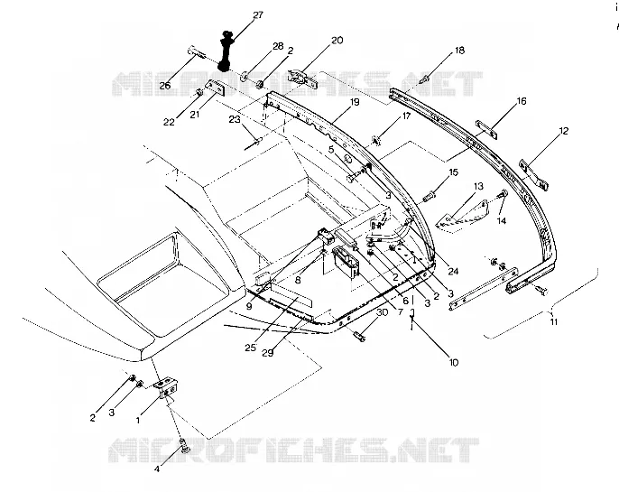 PARAURTI   CERNIERA Star and Sprint E/S (4915431543004A)