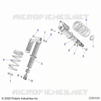 SUSPENSION, SHOCK ANTERIORE MOUNTING