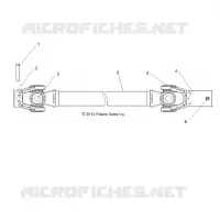 DRIVE TRAIN, FRONT PROP ALBERO