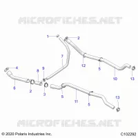 ENGINE, SISTEMA DI RAFFREDDAMENTO, HOSES