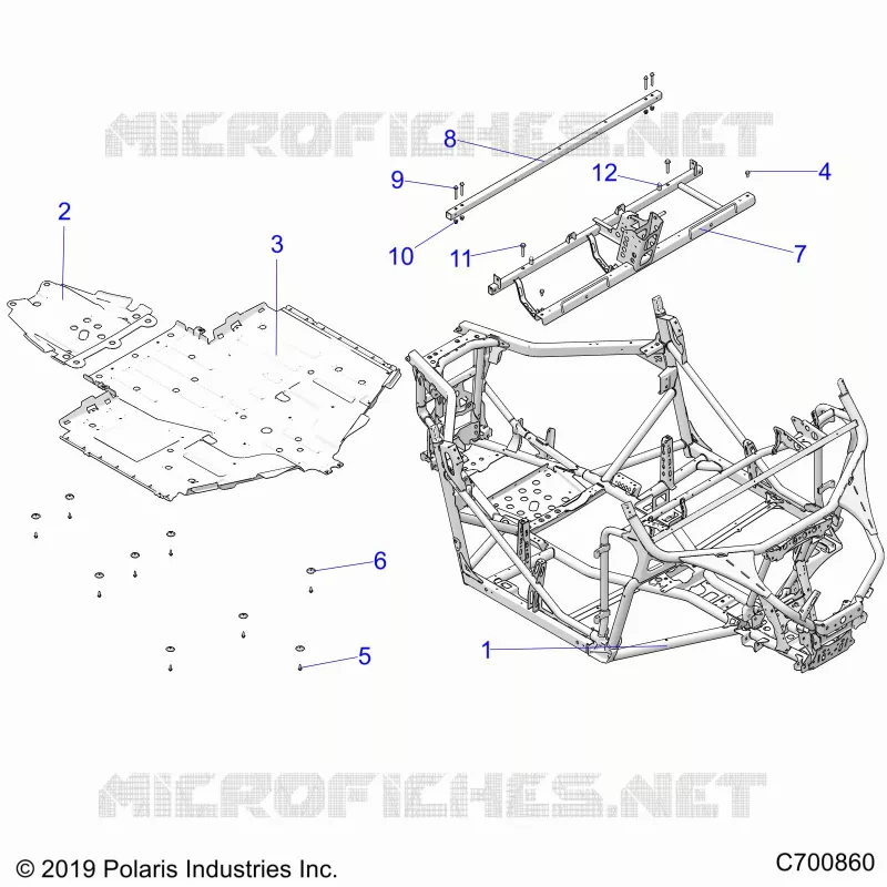 CHASSIS, TELAIO PRINCIPALE AND SKID PLATES