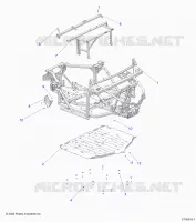 CHASSIS, MAIN FRAME AND SCIARED PLATES