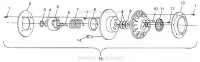 FRIZIONE DRIVEN WIDETRAK GT 0972061 and EUROPEAN WIDETRAK GT E972061 (4938173817B014)