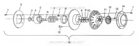 FRIZIONE DRIVEN 700 RMK 0970966, 700 SKS 0970566, and EUROPEAN 700 SKS E97056 (4938573857C002)