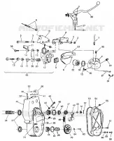 FRENO   carter della catena European 440,400 SKS,500 EFI,  EFI SKS,RXL SKS,Sport,Tr (49237723770007)
