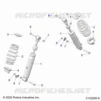 SUSPENSION, SHOCK ANTERIORE
