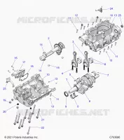 ENGINE, CRANKCASE AND ALBERO MOTORE