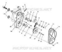 carter della catena ASSEMBLY 500 EFI/0930674 and  500 EFI SKS/0930574 (4922962296017A)