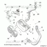 TRASMISSIONE, CLUTCH COVER AND DUCTING