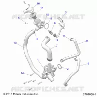 MOTORE, WATERPUMP AND BYPASS