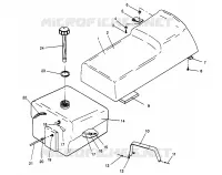 SEDILE   SERBATOIO DI GAS WIDETRAK GT 0962061 and EUROPEAN WIDETRAK GT E962061 (4931623162A006)
