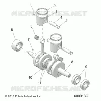 ENGINE, PISTONE &amp; ALBERO MOTORE