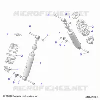 SUSPENSION, SHOCK ANTERIORE
