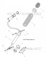 SUSPENSION, AMMORTIZZATORE POSTERIORE MOUNTING