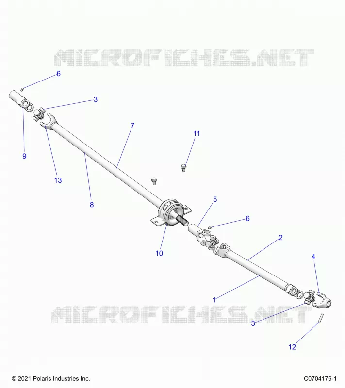 TRASMISSIONE, FRONT PROP SHAFT