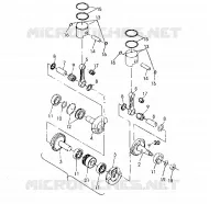 PISTONE AND ALBERO MOTORE  500 SP/500 SKS (4921262126041A)