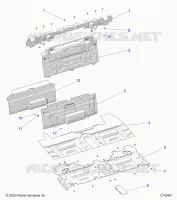 CARROZZERIA POSTERIORE CLOSEOFF, SIDE PANELS