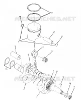 ALBERO MOTORE AND PISTON ASSEMBLY (4915951595037A)