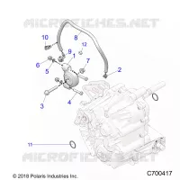TRASMISSIONE, MAIN GEARCASE MOUNTING