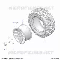 RUOTAS, REAR TIRE