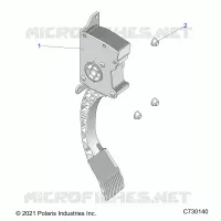 ENGINE, ACCELERATORE PEDALE
