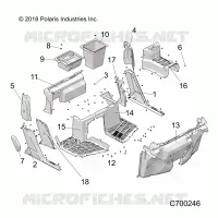 CARROZZERIA INFERIORE ANTERIORE AND ROCKERS