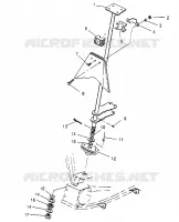 INSIEME DELLO STERZO POST  XPLORER 4X4 W959140 (4930223022B013)