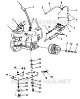 MONTAGGIO DEL MOTORE LITE 0943433 and  LITE DELUXE 0943431 (4924992499025A)
