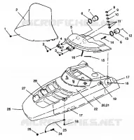 CAPPA DI MONTAGGIO 500 EFI 0942774 and EFI SKS 0942574 (4924982498005A)