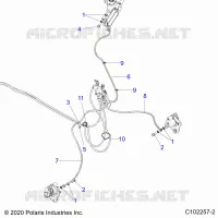 LINEE FRENO, FRONT