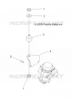 MOTORE, CARBURATORE BRACKET