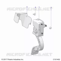 ACCELERATORE PEDALE AND MOUNT