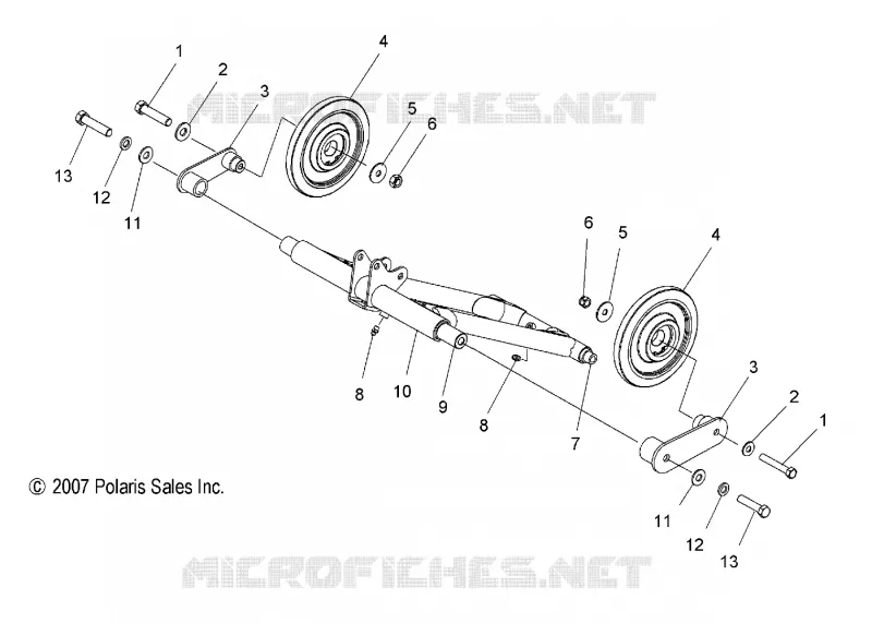 SUSPENSION, POSTERIORE COPPIA ARM (M-10)(LX)