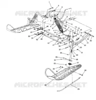 SOSPENSIONI ANTERIORI and SCIARE 500 EFI/0930674 and  500 EFI SKS/0930574 (4922962296011A)