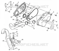 COPERCHIO FRIZIONE Scrambler 400 W98BC38C (4947254725C006)