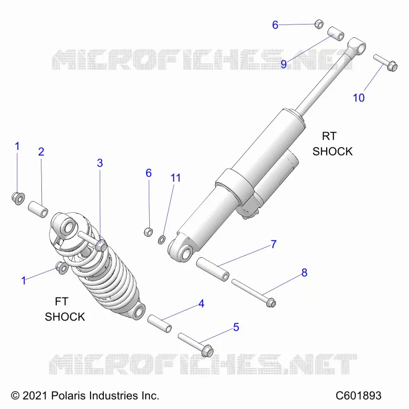 SUSPENSION, SHOCK MONTAGGIO, REAR SUSP.