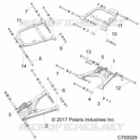 SOSPENSIONE POSTERIORE CONTROL ARMS