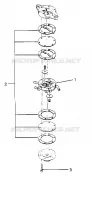 POMPA DI BENZINA XLT TOURING 0952857 and  EUROPEAN XLT TOURING E952857 (4929172917C012)