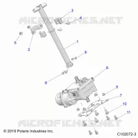STEERING, STERZO POST ASM.