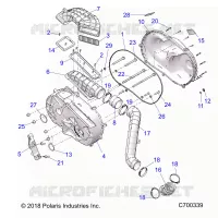 TRASMISSIONE, CLUTCH COVER AND DUCTING