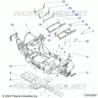 CHASSIS, MAIN FRAME AND SCIARED PLATES