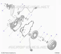 ENGINE, STATOR AND FLYRUOTA