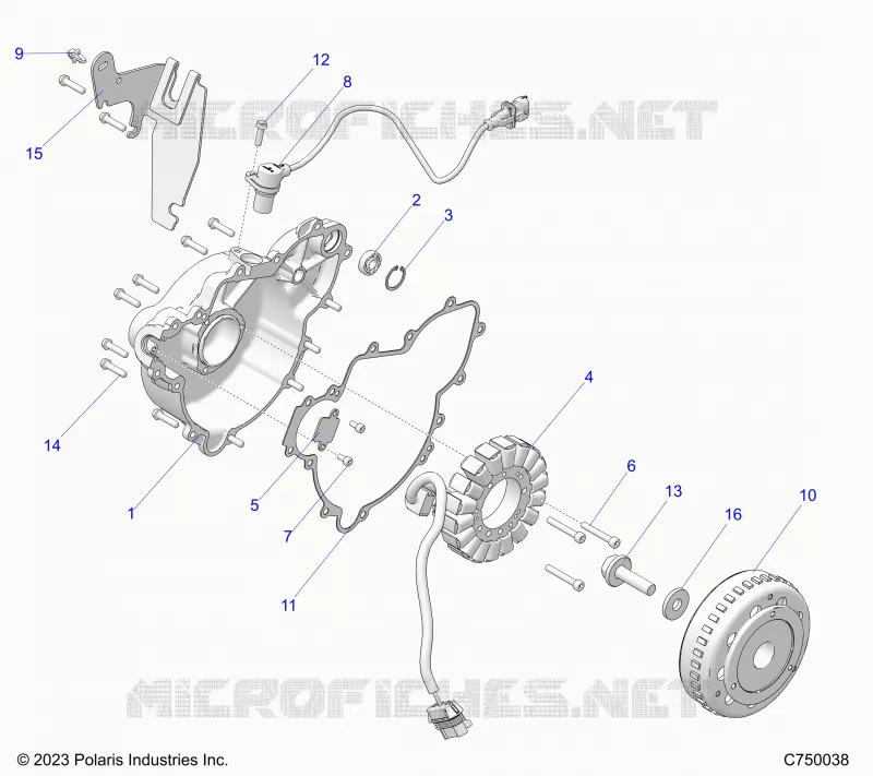 ENGINE, STATOR AND FLYRUOTA