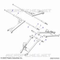 SOSPENSIONE POSTERIORE CONTROL ARM MOUNTING