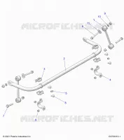 SUSPENSION, BARRA DI STABILIZZAZIONE, REAR
