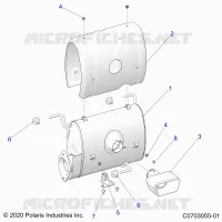 ENGINE, IMPIANTO DI SCARICO, SILENCER AND RELATED